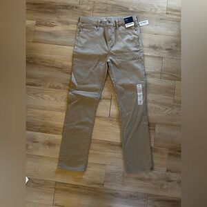 Old Navy Boys khaki/denim hybrid pants. Size 18 Slim.